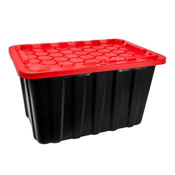 28L-Black Plastic Storage Crates, Pack Of 2 Collapsible Plastic Crates Bins  Basket, Stackable Plastic Storage Boxes Container With Lid For Car Home  Office Kitchen Clothes Shoes Grocery Toys Books 