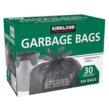 garbage bags on sale